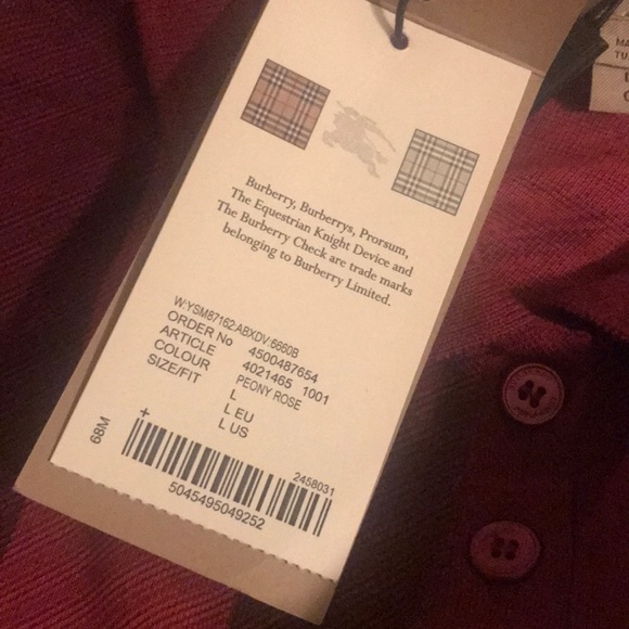 Authentic Burberry Exploded Check Print Polo Shirt - Picture 5 of 8